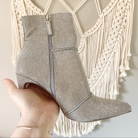 Steve Madden Catwalk Rhinestone Boots - Picture 3 of 8